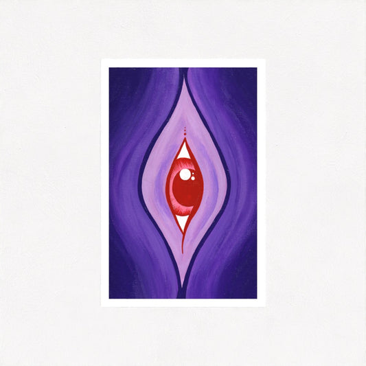 "Yoniverse Nr. 3" - A4 - Art Print on Hahnemühle German Etching paper - (21 x 29,7 cm)