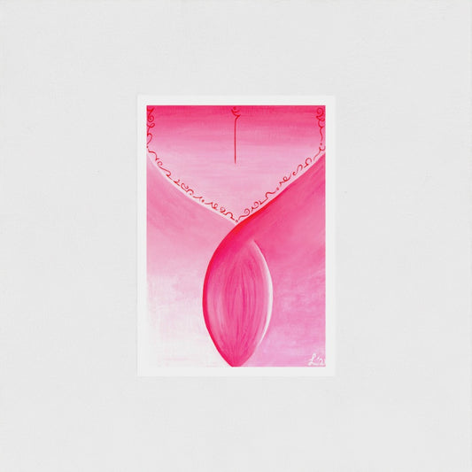 "Yoniverse Nr. 2" - A4 - Art Print on Hahnemühle German Etching paper - (21 x 29,7 cm)