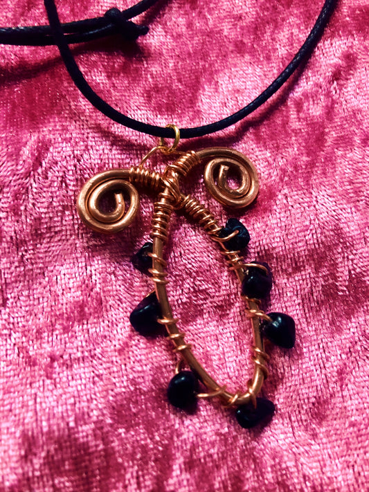 Womb Activation Copper Necklace