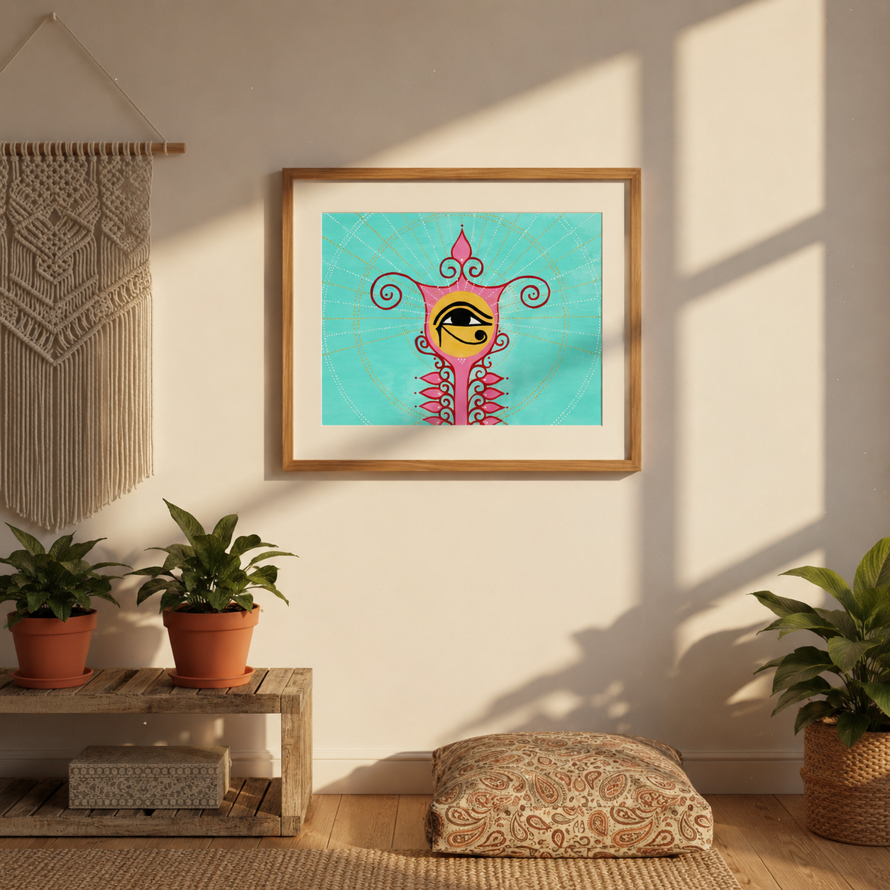 "Solar Womb" - A4 - Art Print on Hahnemühle German Etching paper - (21 x 29,7 cm)