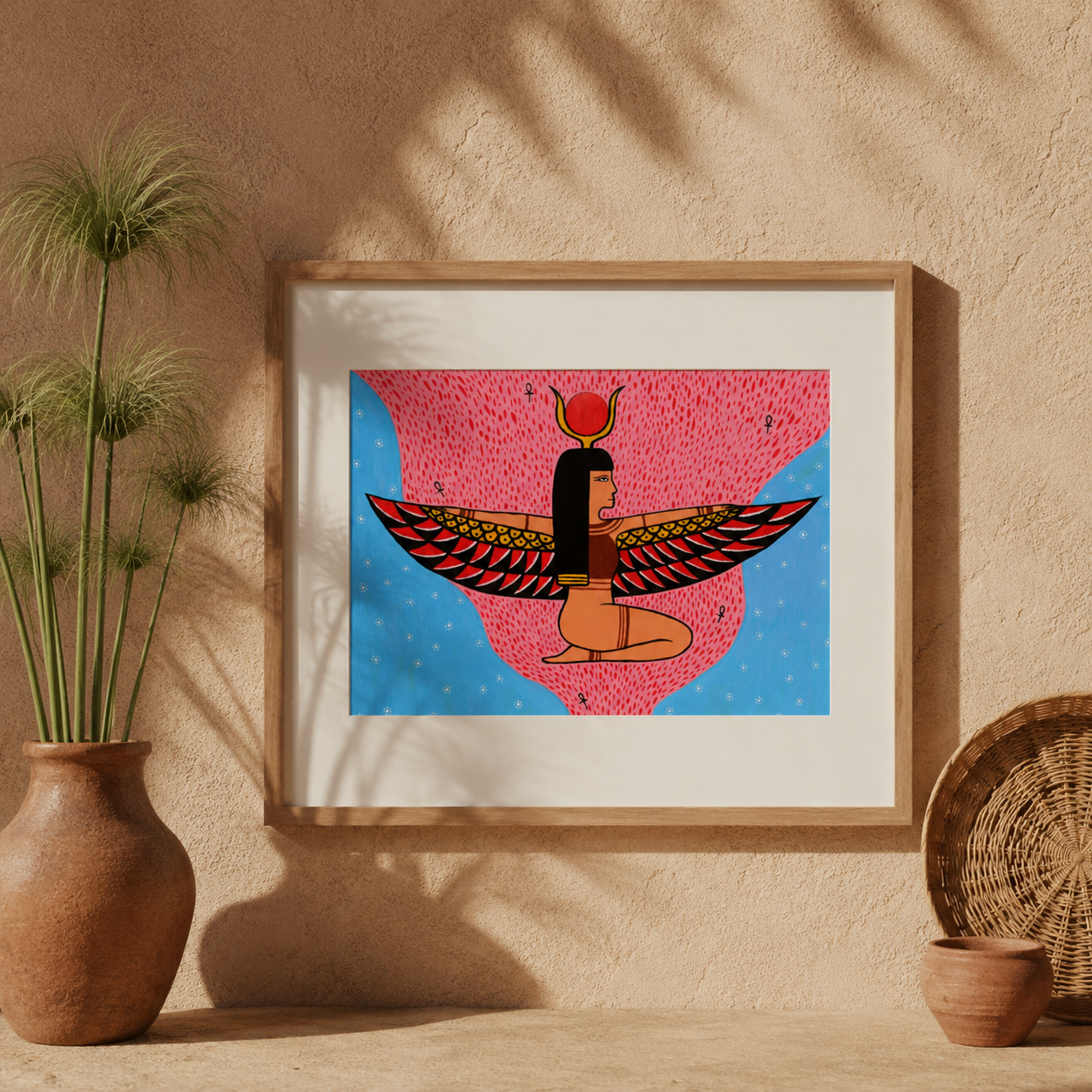 "Birth of Isis" - A4 - Art Print on Hahnemühle German Etching paper - (21 x 29,7 cm)