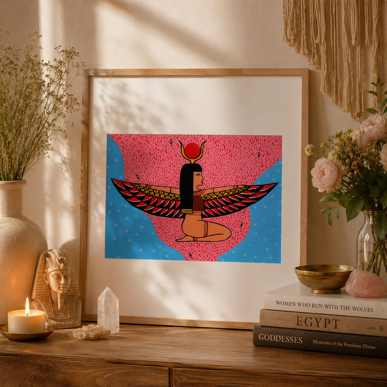 "Birth of Isis" - A4 - Art Print on Hahnemühle German Etching paper - (21 x 29,7 cm)