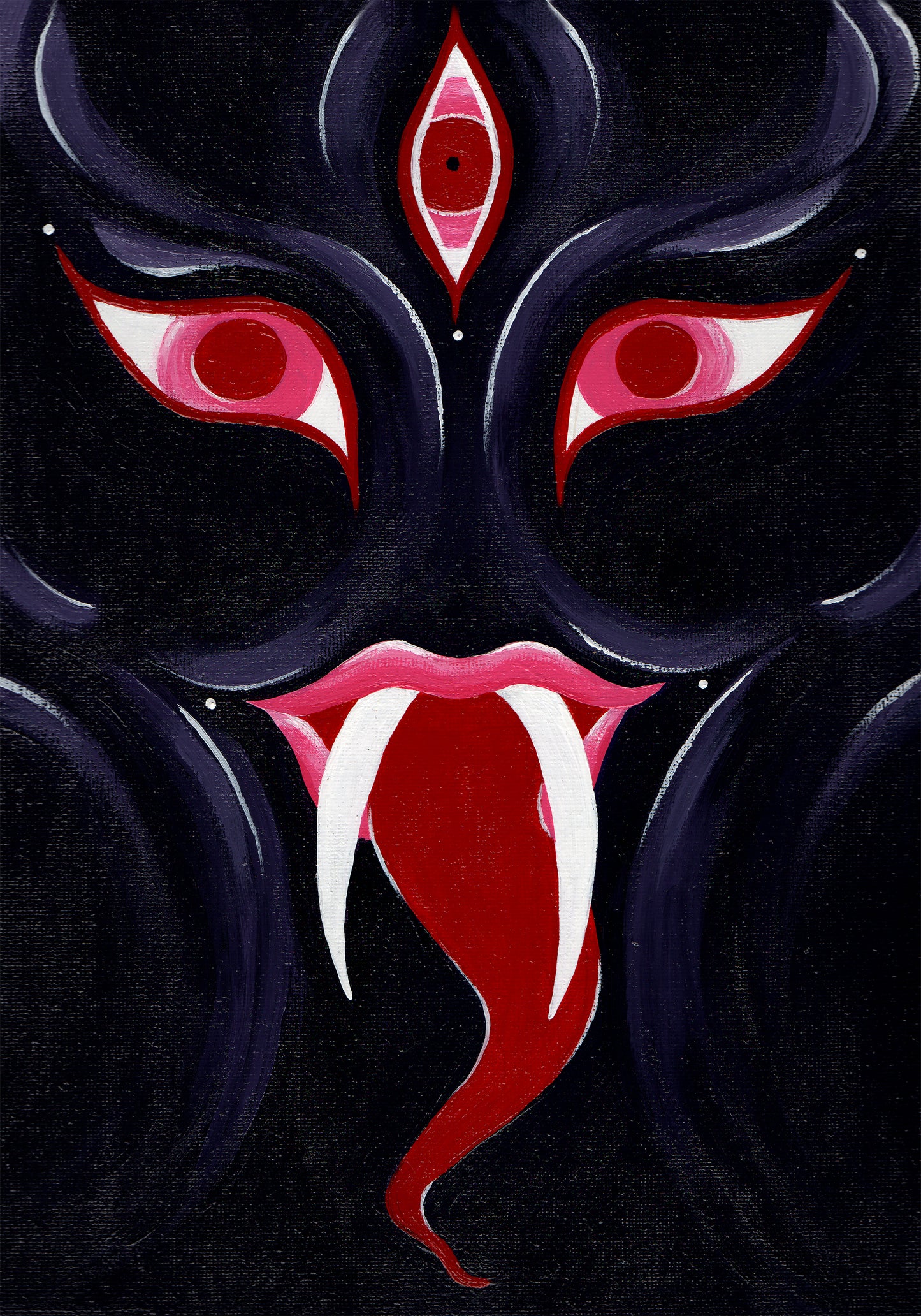 "Kali" - A4 - Art Print on Hahnemühle German Etching paper - (21 x 29,7 cm)