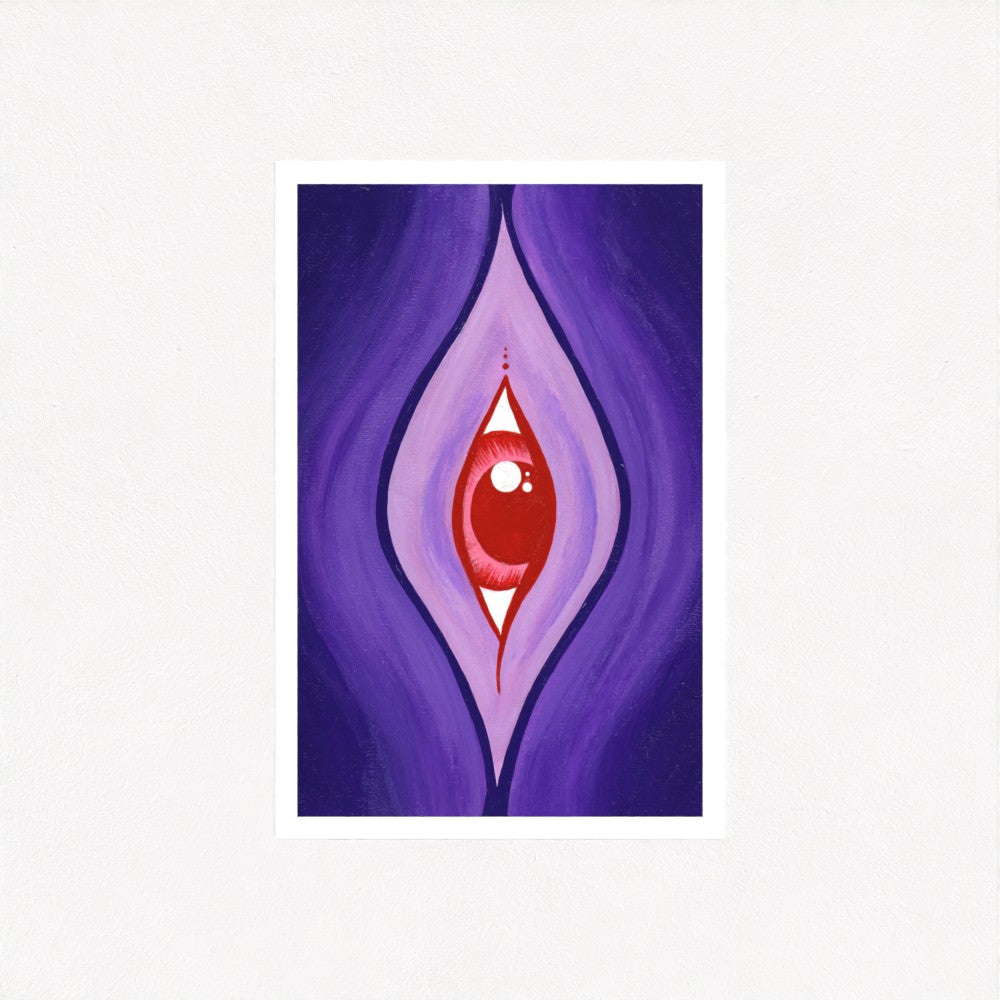 "Yoniverse Nr. 3" - A4 - Art Print on Hahnemühle German Etching paper - (21 x 29,7 cm)