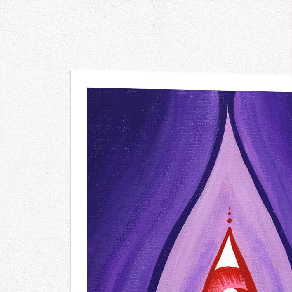 "Yoniverse Nr. 3" - A4 - Art Print on Hahnemühle German Etching paper - (21 x 29,7 cm)