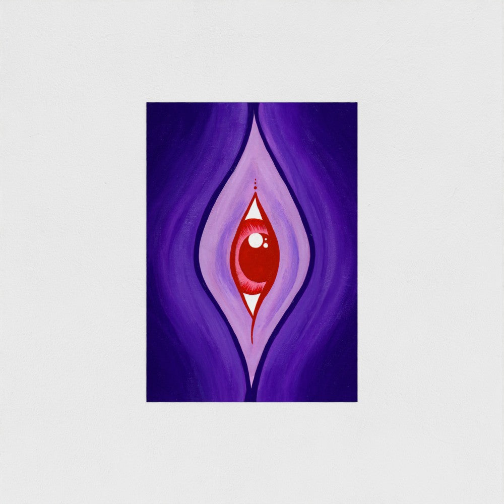 "Yoniverse Nr. 3" - A4 - Art Print on Hahnemühle German Etching paper - (21 x 29,7 cm)