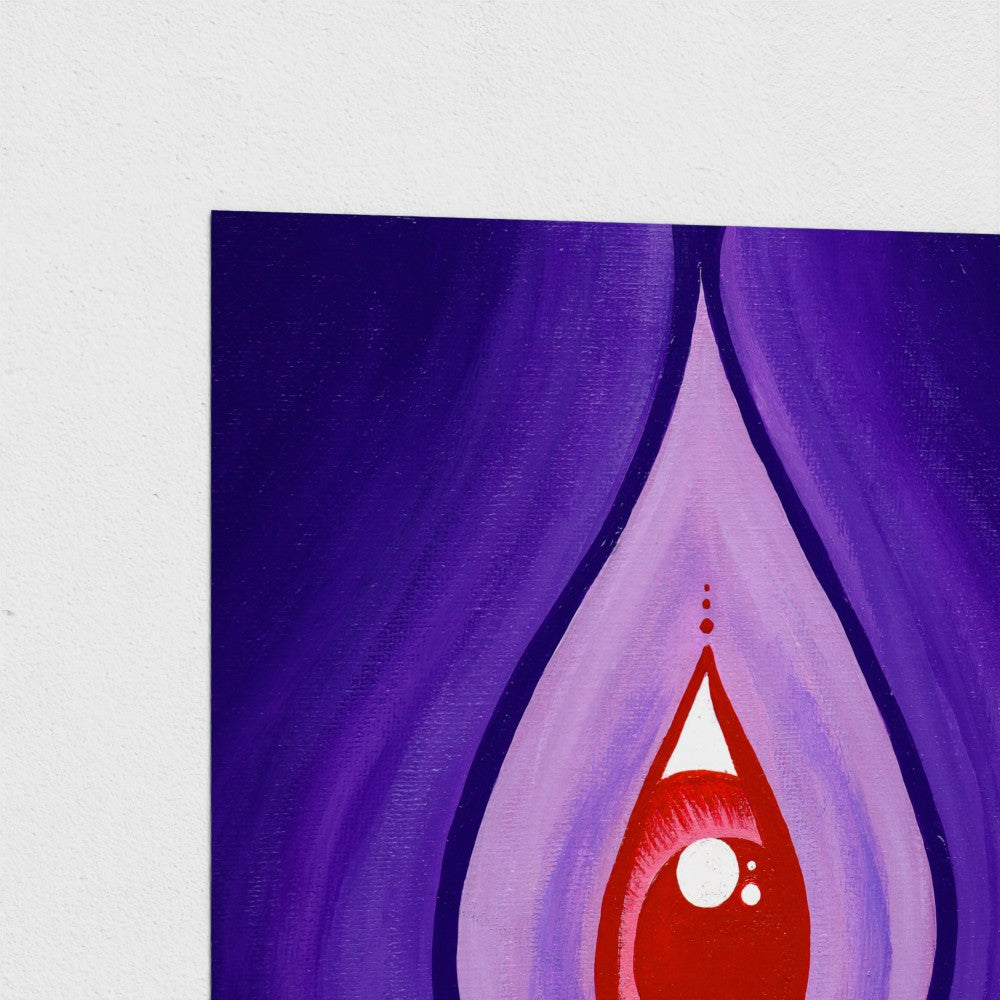 "Yoniverse Nr. 3" - A4 - Art Print on Hahnemühle German Etching paper - (21 x 29,7 cm)