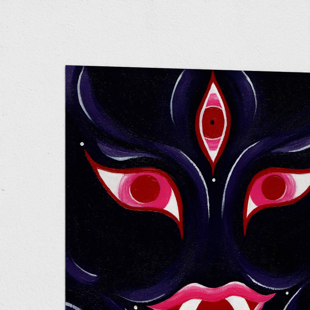 "Kali" - A4 - Art Print on Hahnemühle German Etching paper - (21 x 29,7 cm)
