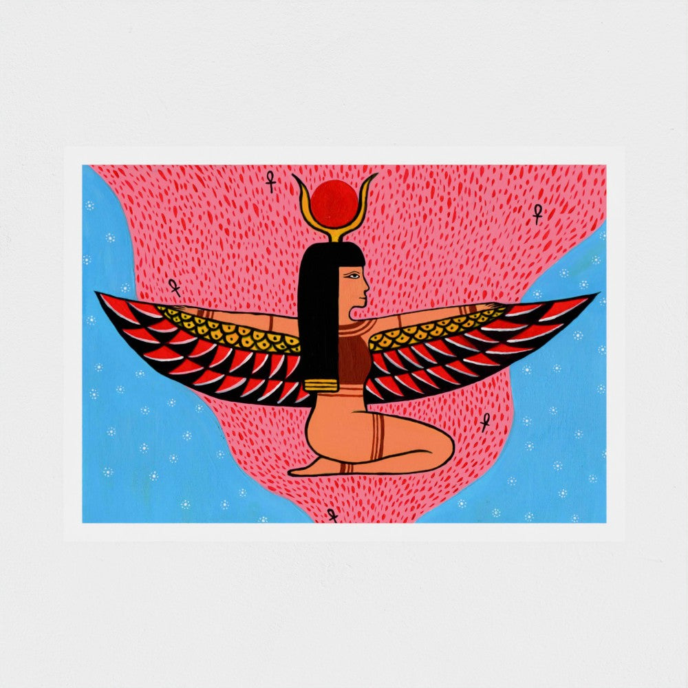 "Birth of Isis" - A4 - Art Print on Hahnemühle German Etching paper - (21 x 29,7 cm)