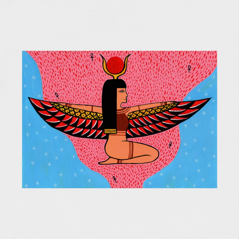 "Birth of Isis" - A4 - Art Print on Hahnemühle German Etching paper - (21 x 29,7 cm)