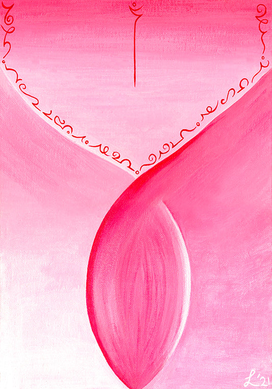 "Yoniverse Nr. 2" - A4 - Art Print on Hahnemühle German Etching paper - (21 x 29,7 cm)