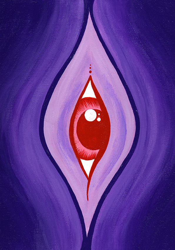 "Yoniverse Nr. 3" - A4 - Art Print on Hahnemühle German Etching paper - (21 x 29,7 cm)